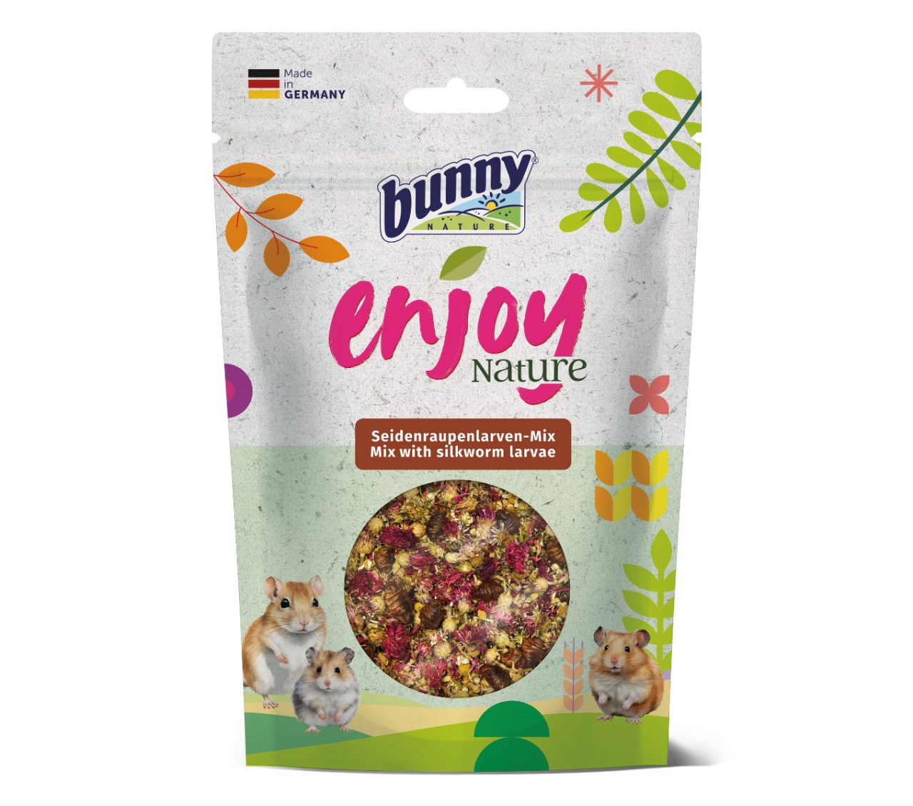 Bunny Nature Nagersnack enjoy Nature Seidenraupenlarven-Mix 40 g