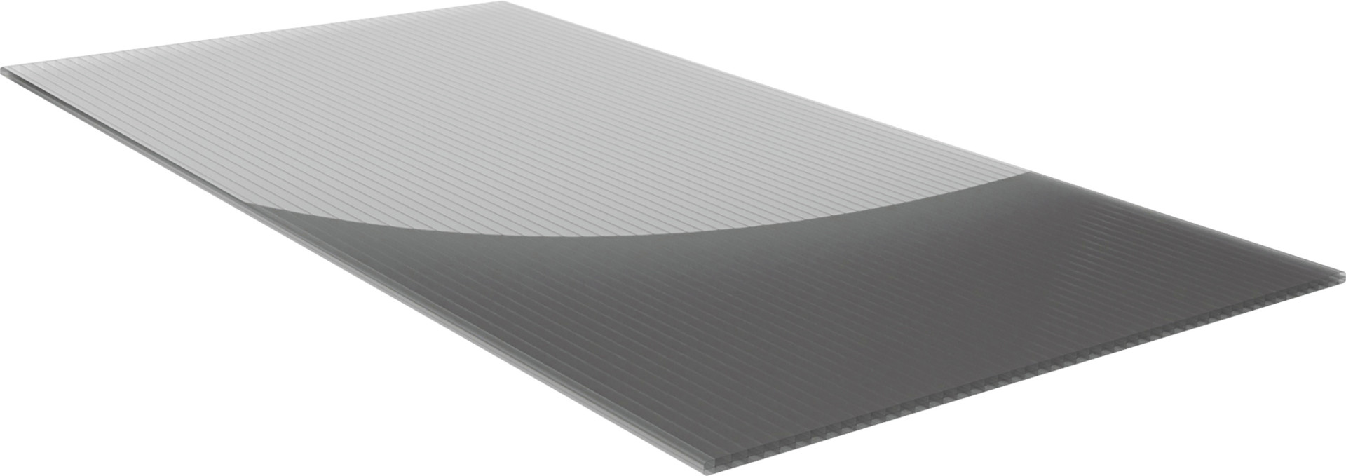 Salux 2nd Life Line PC-Hohlkammerplatte 250 x 98 cm 16 mm anthrazit