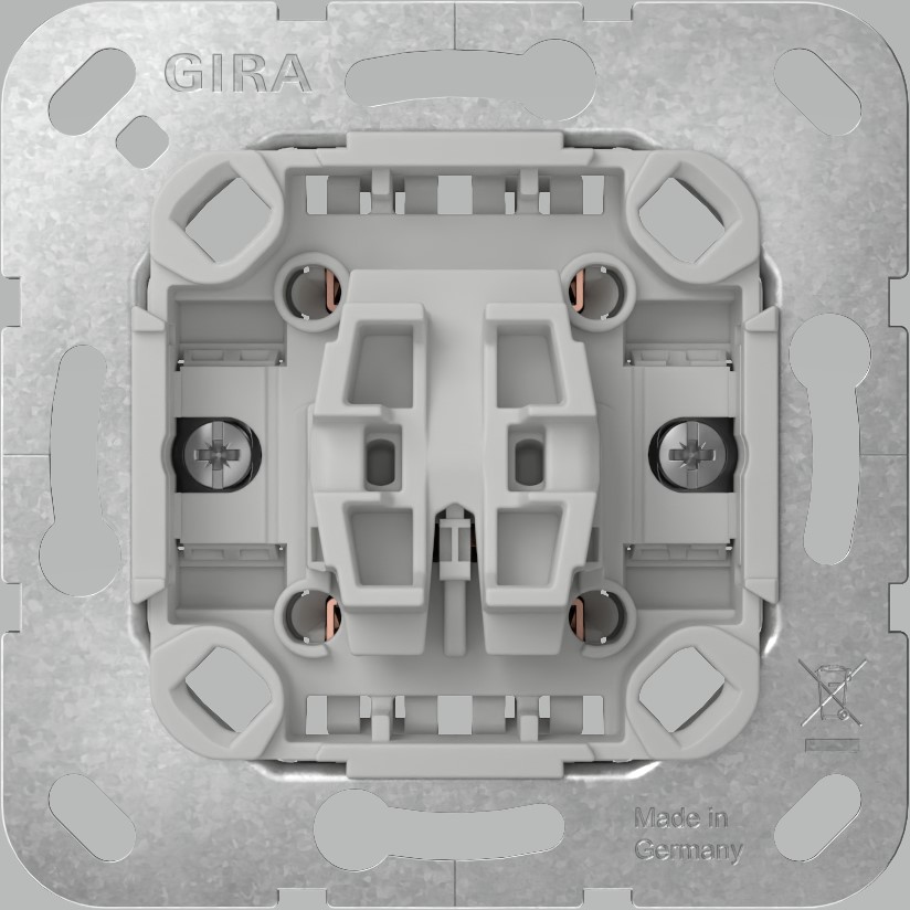 Gira Kreuzschaltereinsatz grau 310700