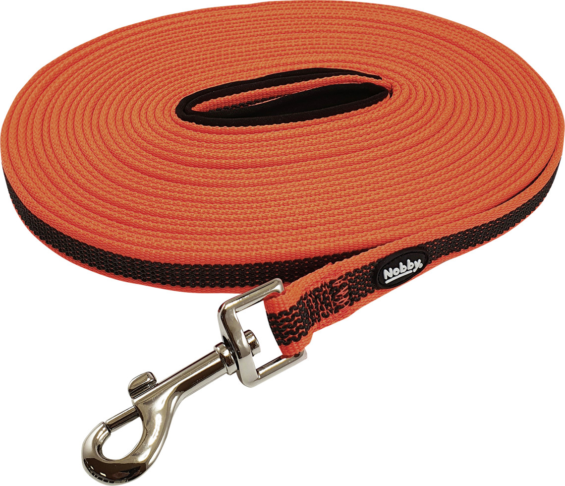 Nobby Schleppleine Anti-Slip neon orange L x B 15 m x 17 mm