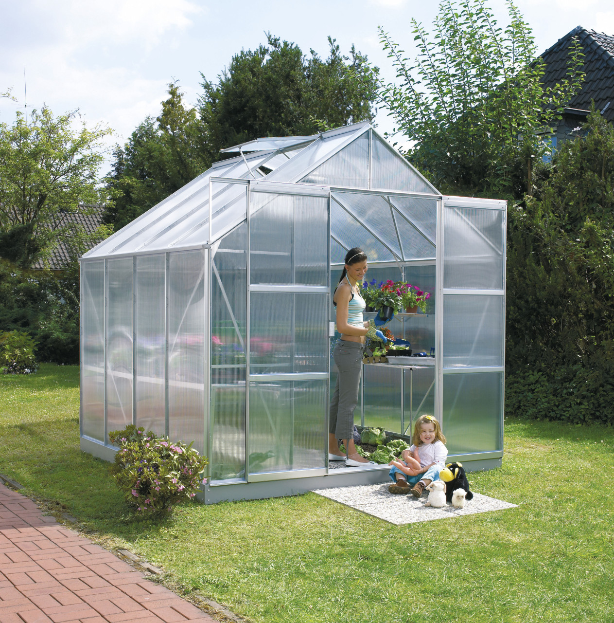 Vitavia Gewächshaus Mars 6700 254 x 254 cm 4 mm HPK