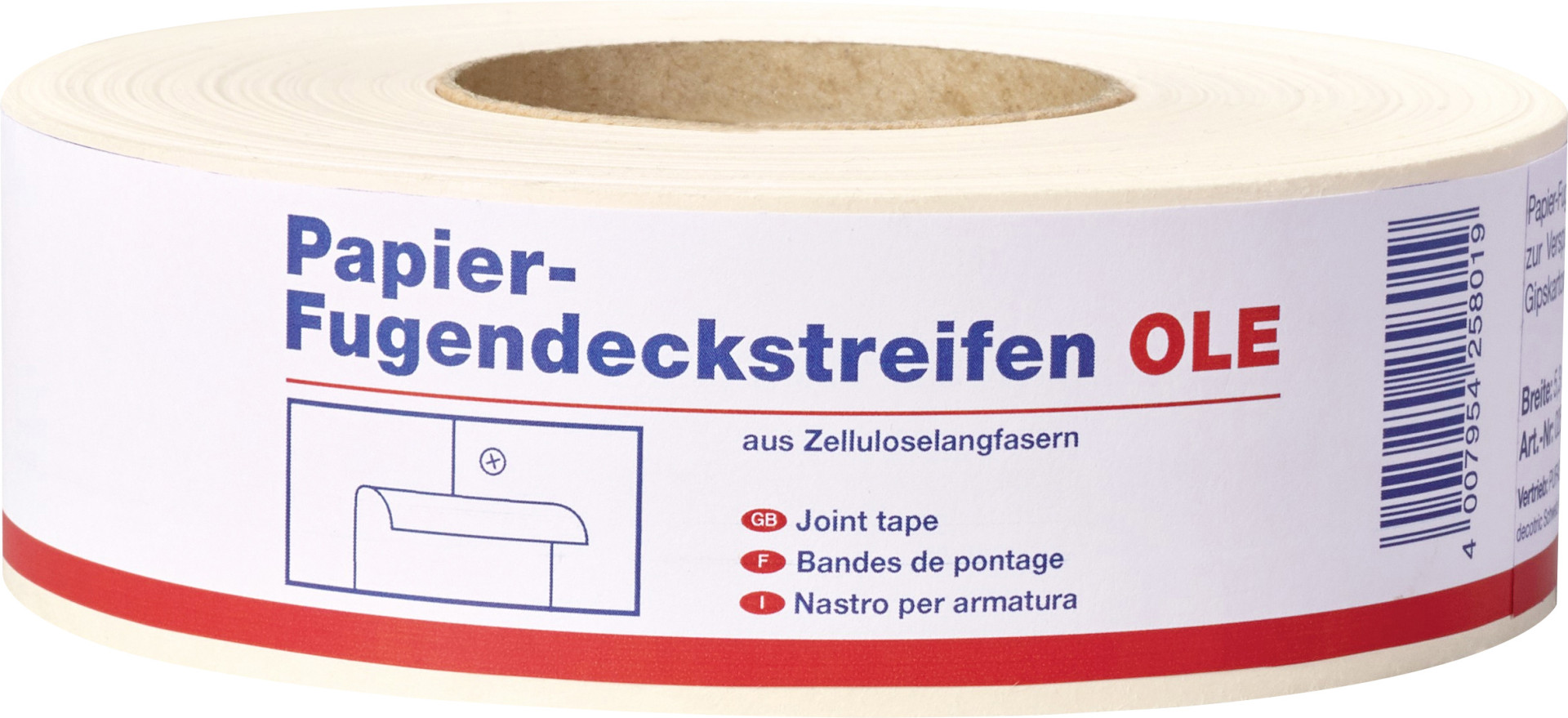 Decotric Papier-Fugendeckstreifen OLE 75 m x 53 mm