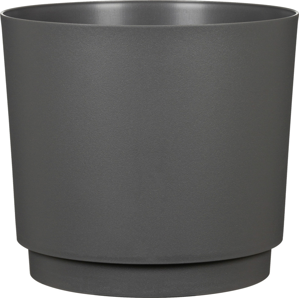 Scheurich Blumentopf Kunststoff Ø 12,9 x 11,5 cm nero