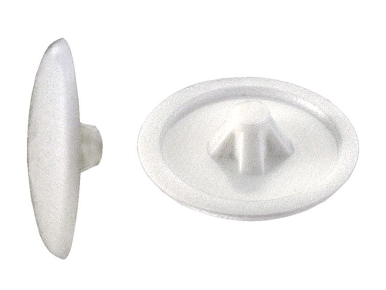 Connex Abdeckkappen Ø 12 mm für PZ 2 Schrauben weiß - 50 Stk.