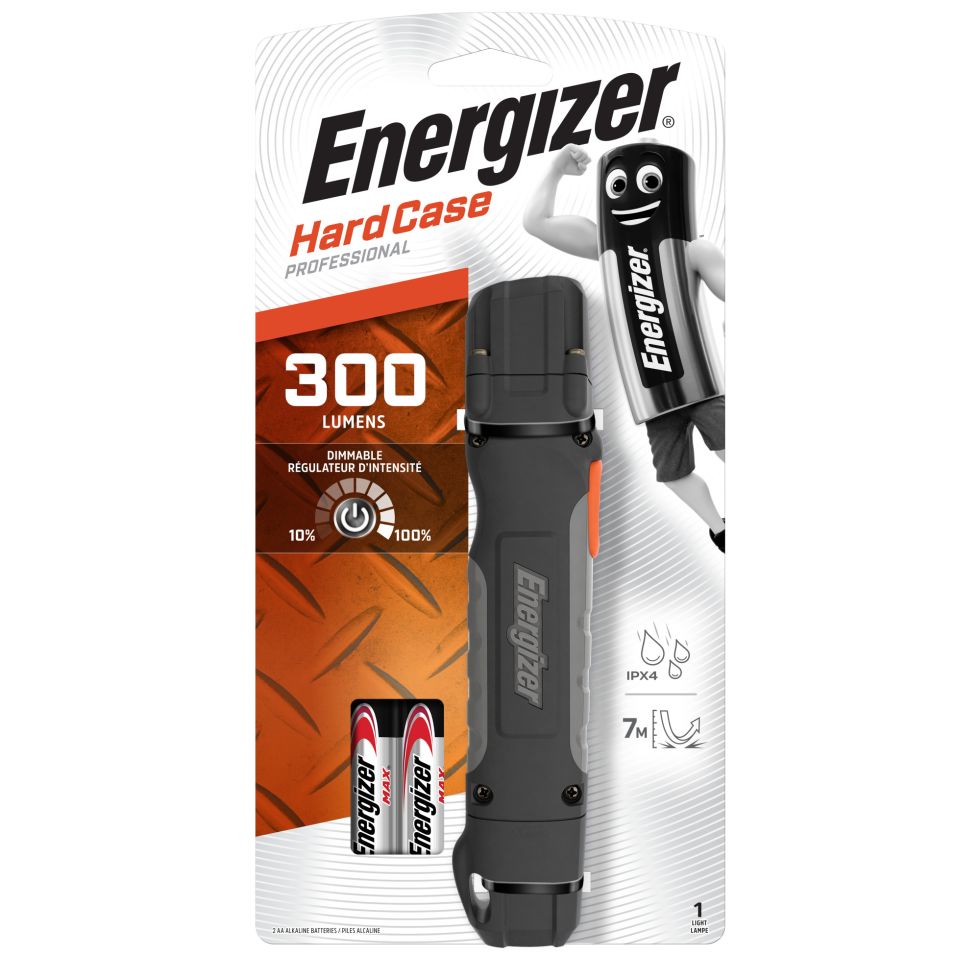 Energizer Taschenlampe Hard Case Task Light schwarz grau