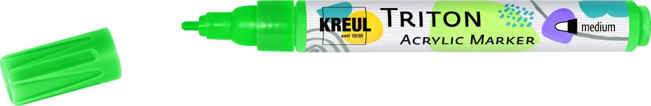 Kreul Triton Acrylic Marker medium permanentgrün