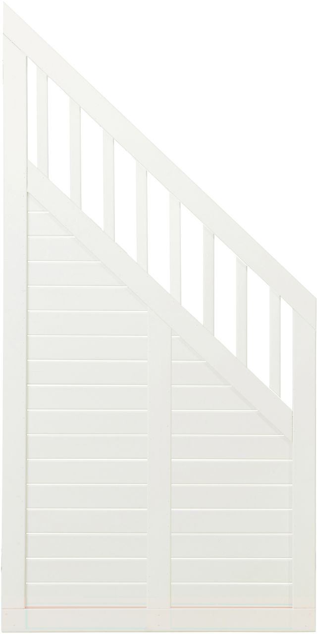 Plus Zaun Nostalgie 90 x 180/95 cm RAL 9010 Weiß