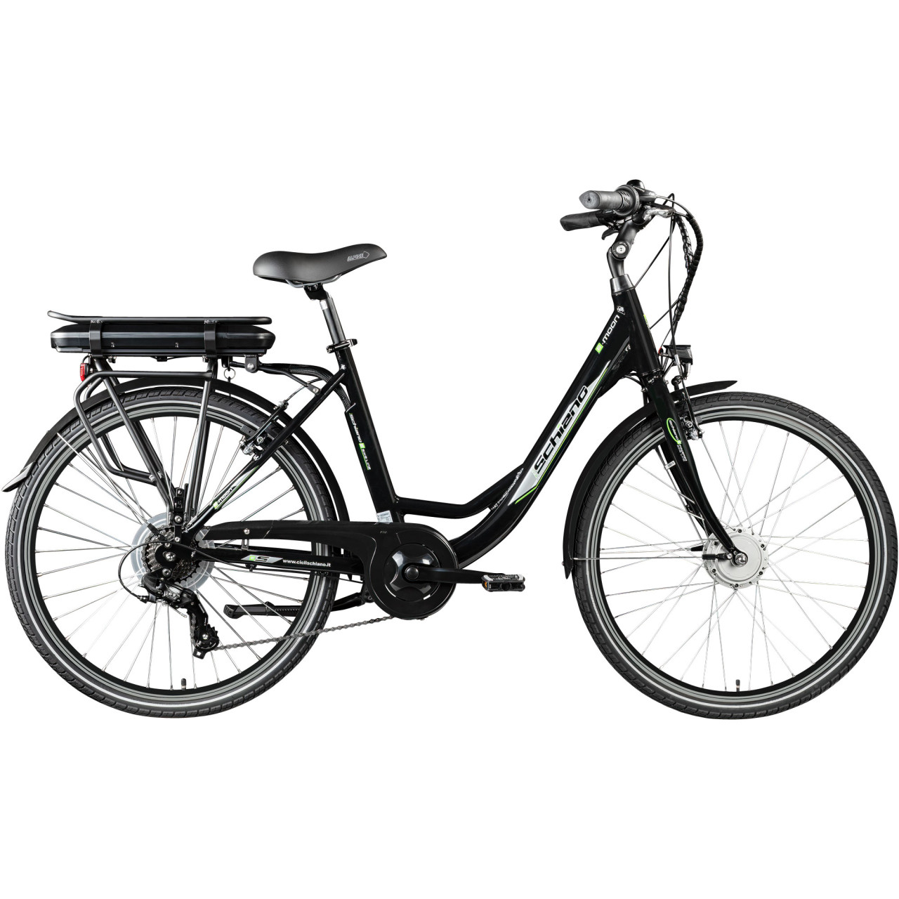 Schiano E-Bike City MOON 26 Zoll 7-Gang 468 Wh schwarz