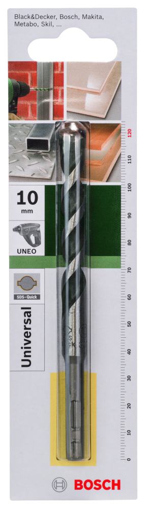 Bosch Mehrzweckbohrer Ø 10 mm, 120 mm, SDS Quick