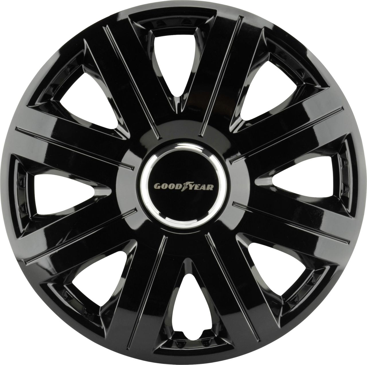 Goodyear Radzierblende Flexo 40 cm (16 Zoll) schwarz Chromring 4 Stück