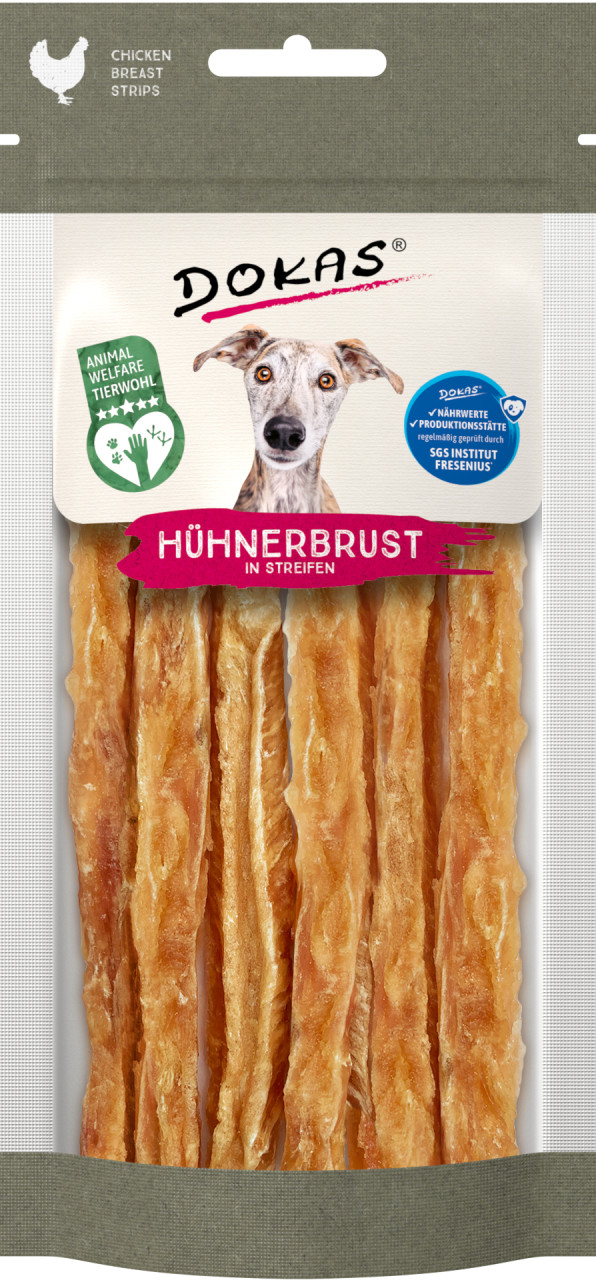 Dokas Tierwohl Hühnerbrust in Streifen 50 g
