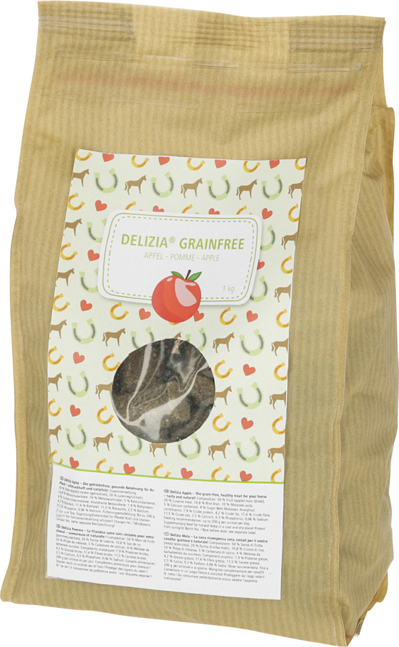 Kerbl Delizia Pferdeleckerli Apfel getreidefrei 1 kg