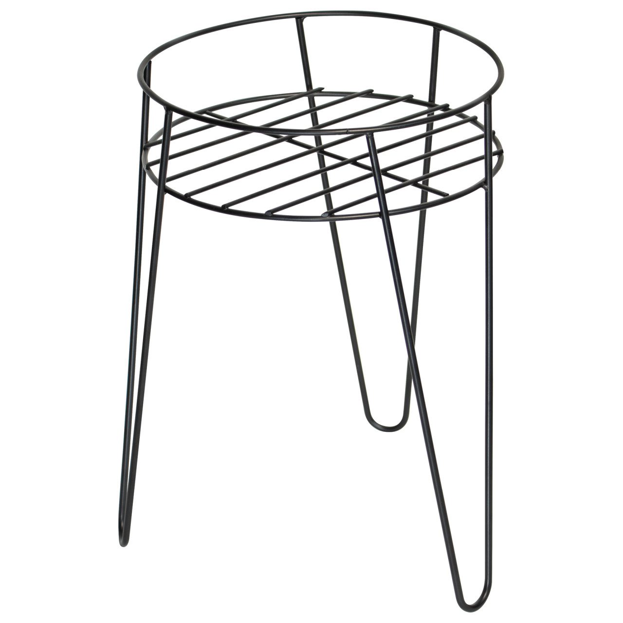 Wagner Pflanzenständer Hairpin Style schwarz Ø 28 cm