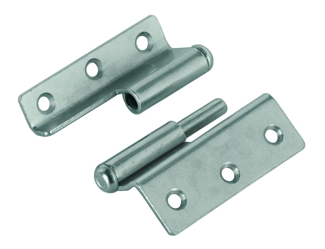 Hettich Möbelband gekröpft links Stahl, vernickelt, 1 Stück