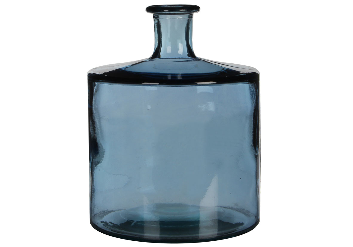 Mica Flasche Guan Glas blau 26 x 21 cm