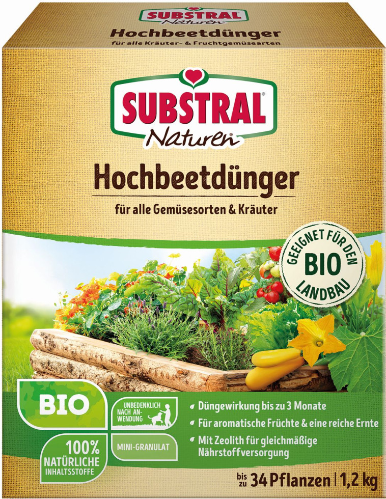Substral Naturen Hochbeet Dünger 1,2 kg
