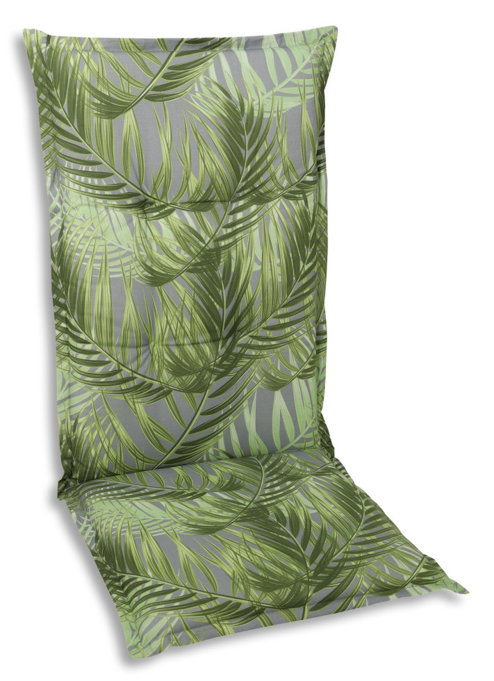 GO-DE Mittellehner-Auflage 50 cm x 110 cm x 6 cm, grün, palmy grün