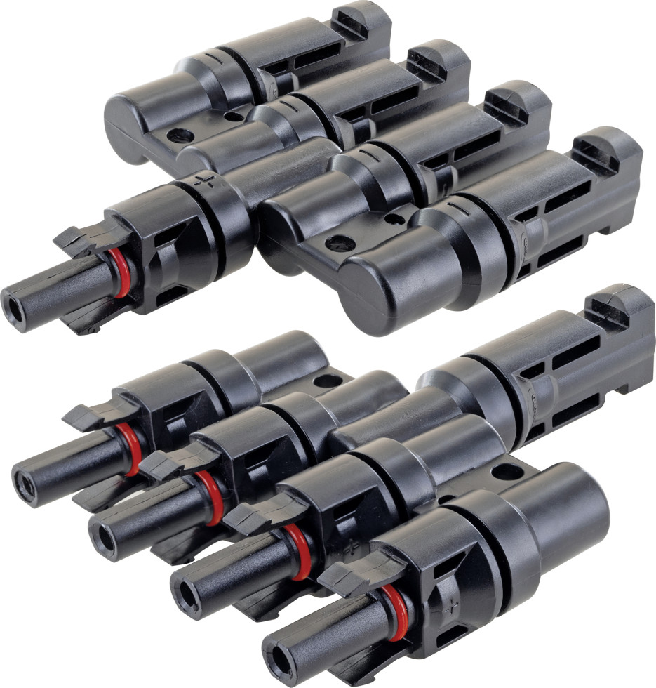 Schwaiger Solarkabel-Adapter-Set 4in1