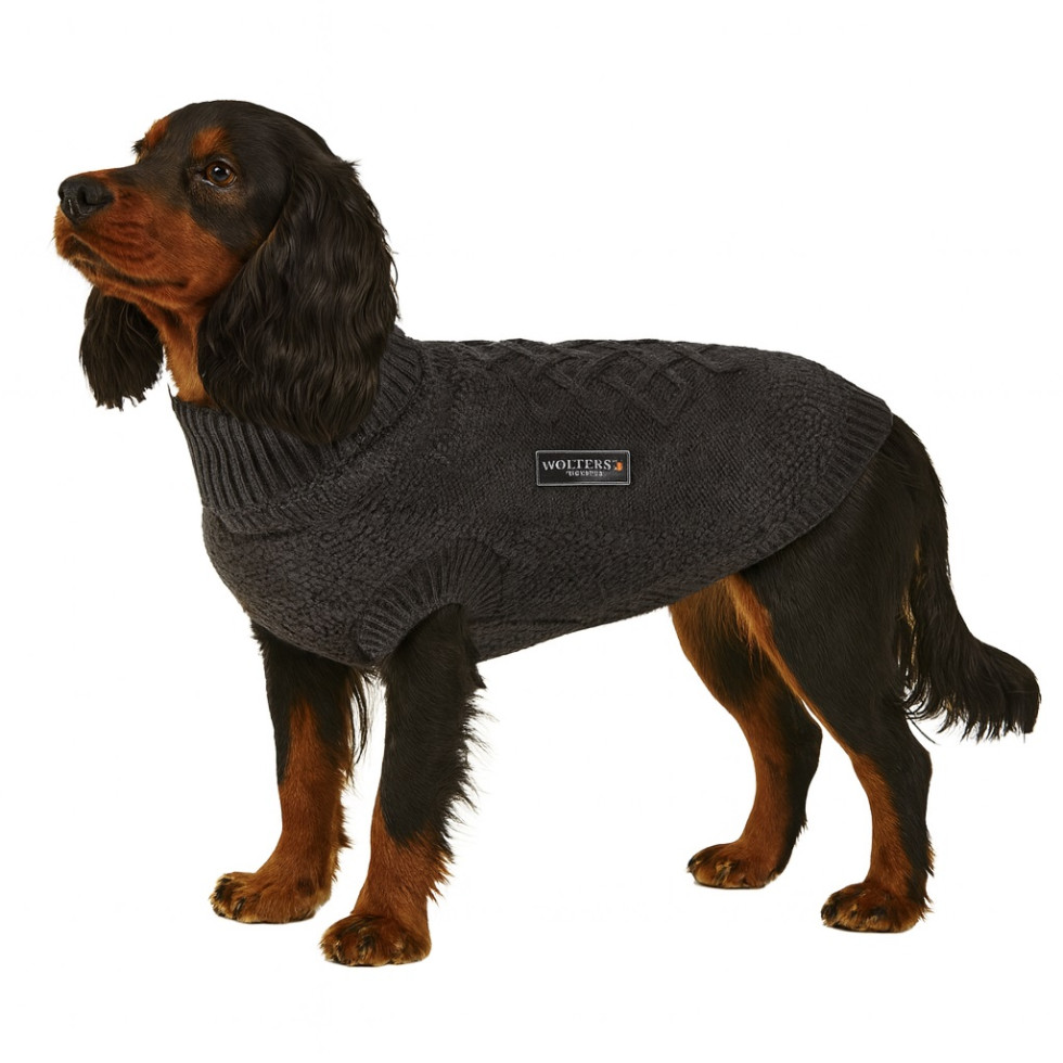 Wolters Hundebekleidung Strickpullover Tristan graphit