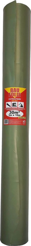 Jufol Baufolie Extrastark 0,1 mm 10 x 3 m = 30 m² transluzent