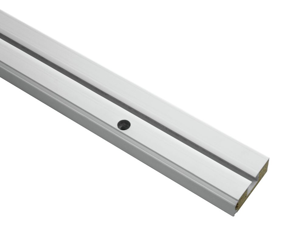 Gardinia Vorhangschiene GE 1-läufig, weiß, 250 cm