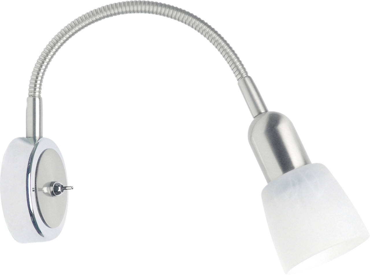 Brilliant Wandspot Sofia eisen-chrom 37 x 9 cm E14 max. 40 W mit Schalter