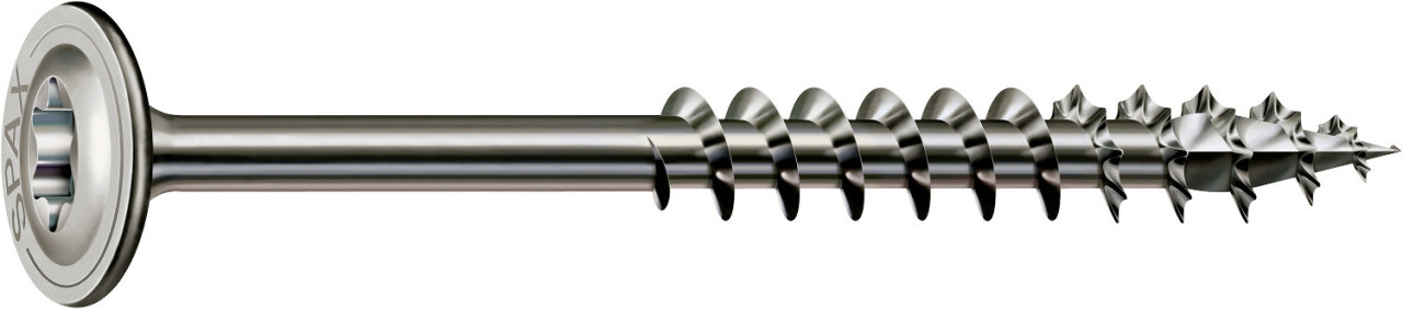 Spax Tellerkopfschrauben 8.0 x 140 mm TX 40 - 1 Stück Edelstahl