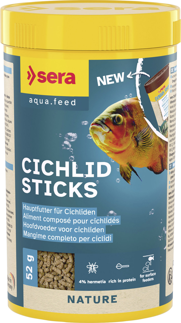 Sera Fischfutter Cichlids Sticks 250 ml