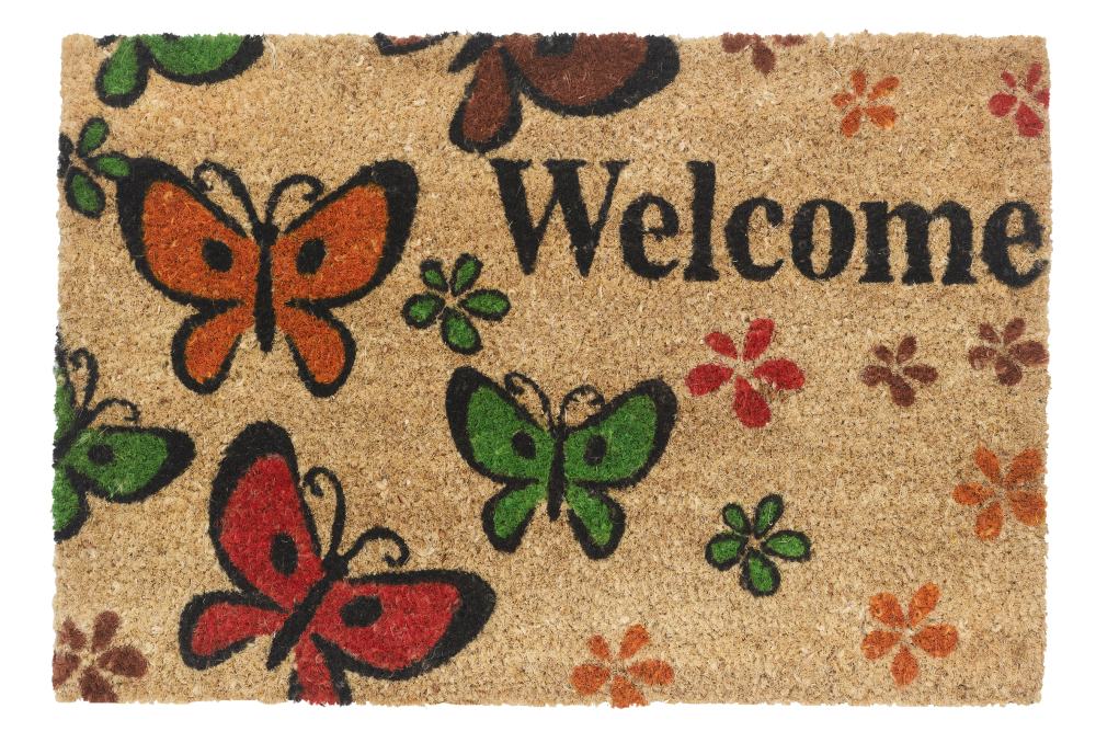 Fußmatte Clari Kokos Butterfly, 40 x 60 cm