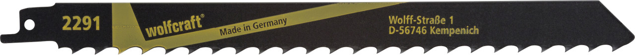 Wolfcraft Säbelsägeblatt-Set 210 mm HCS 2 Stück