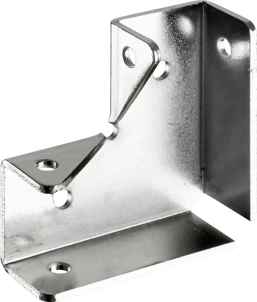 Hettich Eckverbinder L Stahl 44 x 44 x 15 mm vernickelt