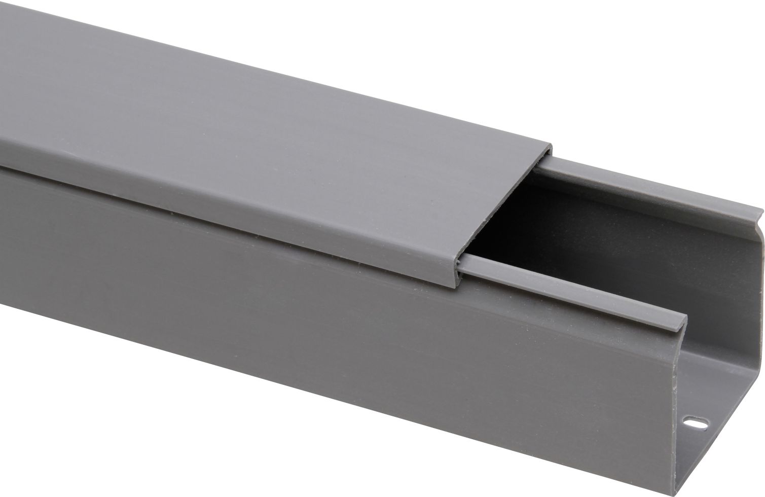 Kabelkanal 2 m, 40 x 40 mm, grau