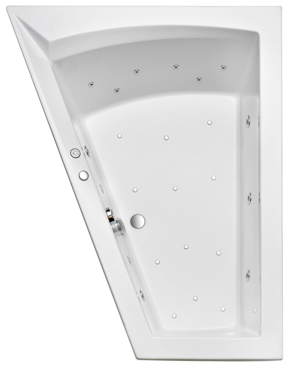 Ottofond Whirlpool Galia I Mod. B 170 x 100 cm, weiß Kombisystem