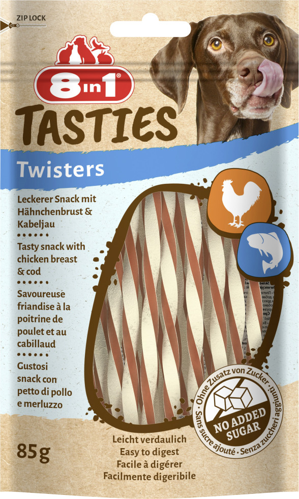 8in1 Hundeleckerli Twisters 85 g