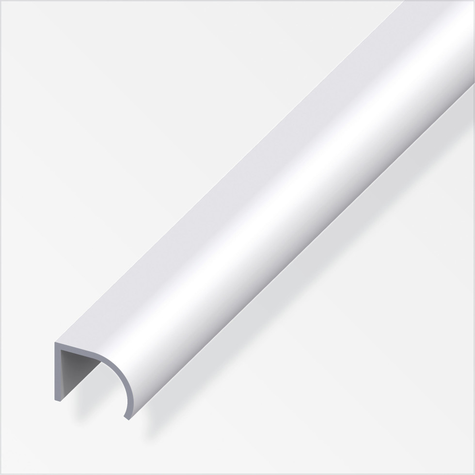 alfer Griff-Profil 1 m, 25 x 19 mm Aluminium eloxiert silber