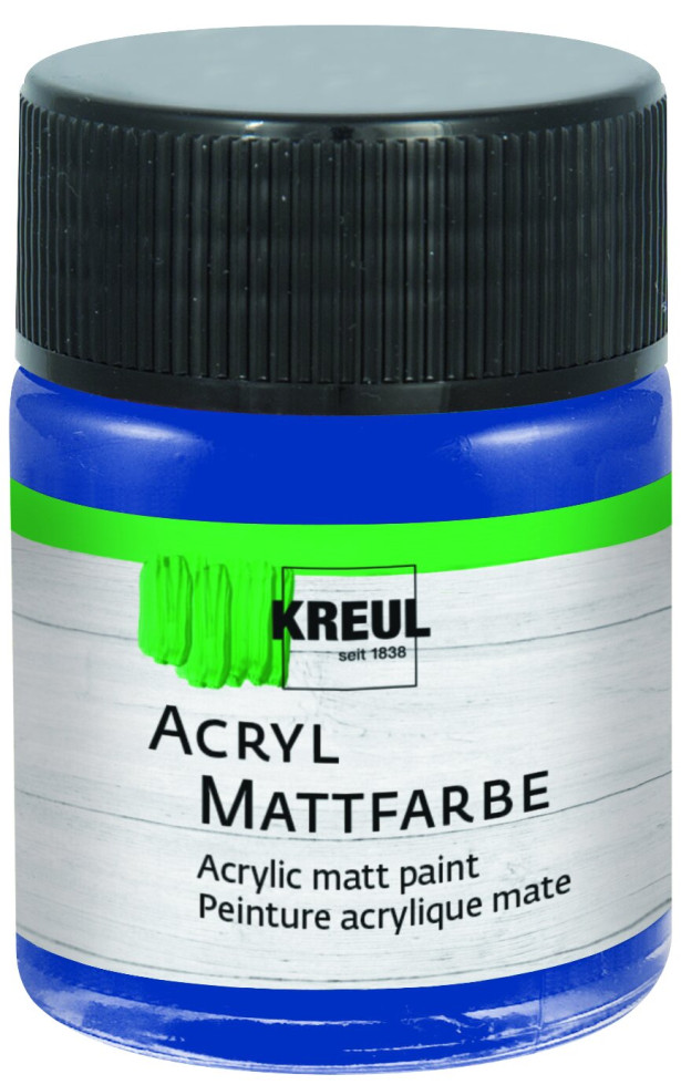 Kreul Acryl Mattfarbe kobaltblau 50 ml