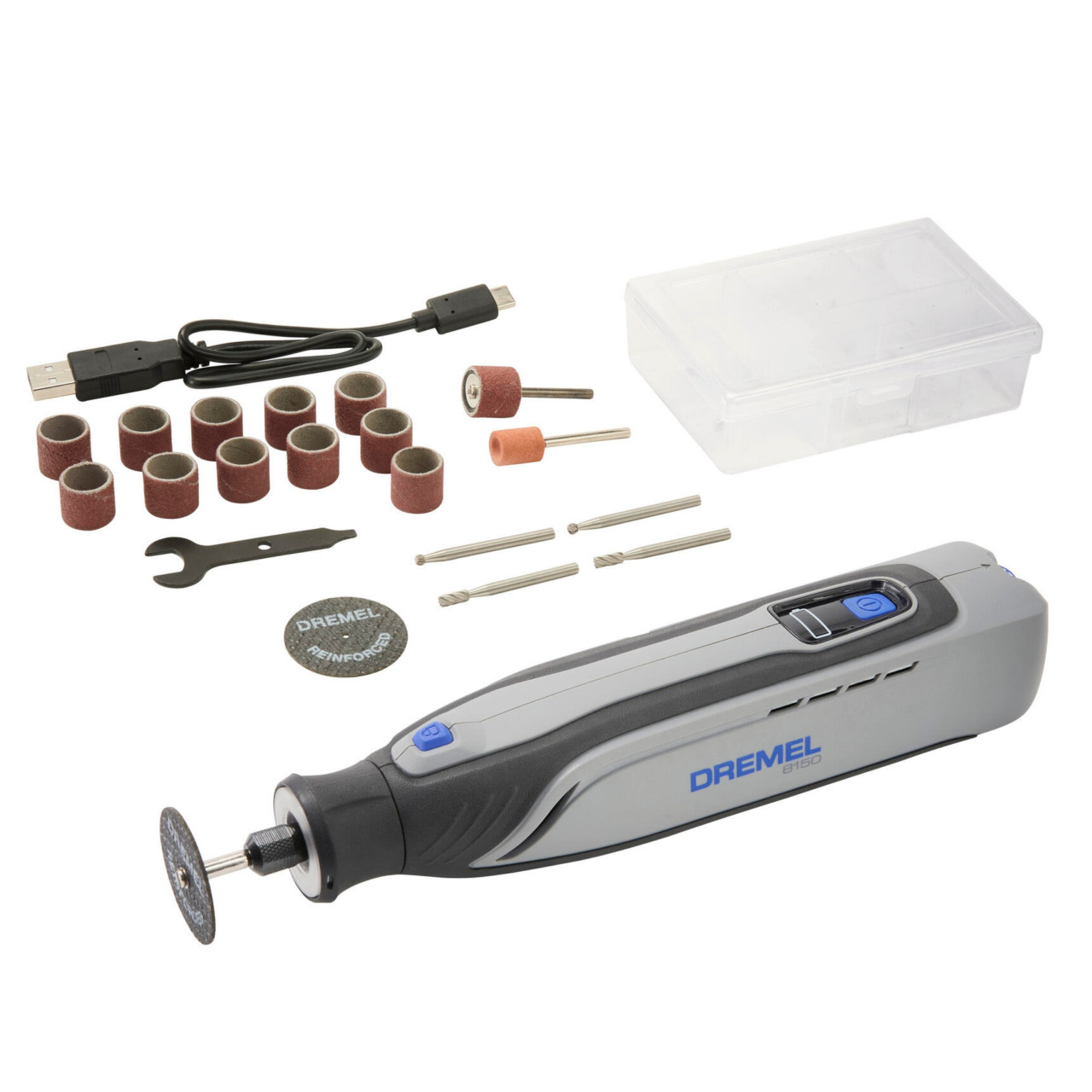 Dremel Akku-Multifunktionswerkzeug 8150-20 inkl. 20 Zubehörteilen und USB-C-Ladekabel