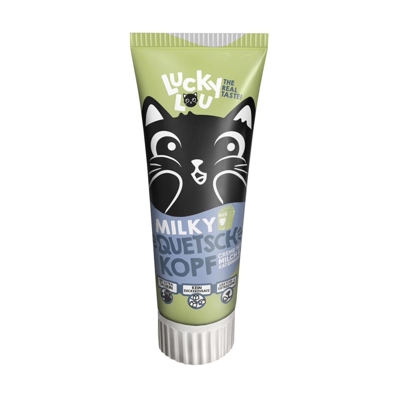 Lucky Lou Quetschkopf Katzensnack getreidefrei 75 g Milky