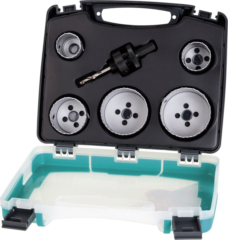 Wolfcraft Lochsägen-Set 6-teilig Elektrizität und Sanitär Sechskant