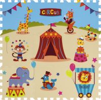 Andiamo Puzzle-Teppich Zirkus 9-teilig