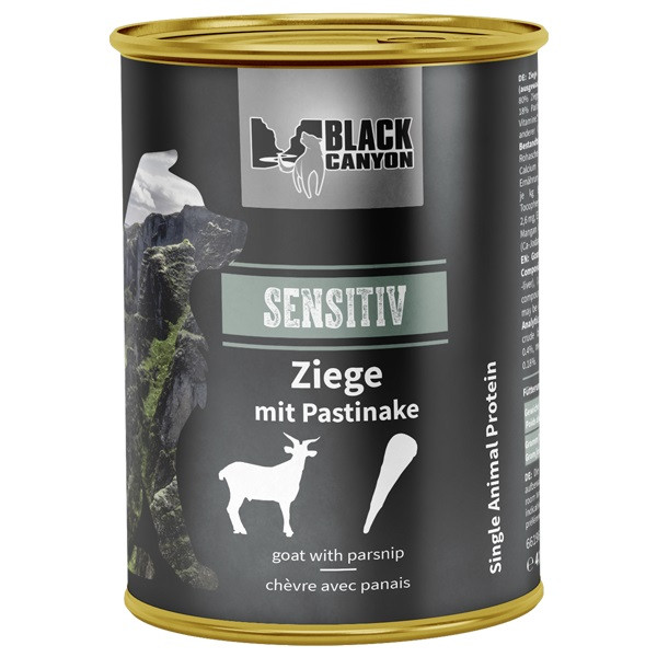 Black Canyon Hundenassfutter Adult Sensitiv getreidefrei 410 g Ziege