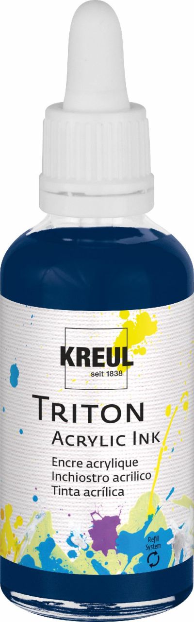 Kreul Triton Acrylic Ink dunkelblau 50 ml