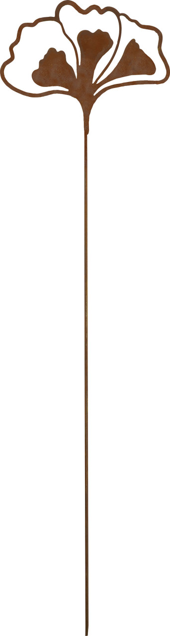 Badeko Gartenstecker Kleeblatt 120 x 20 cm rostbraun