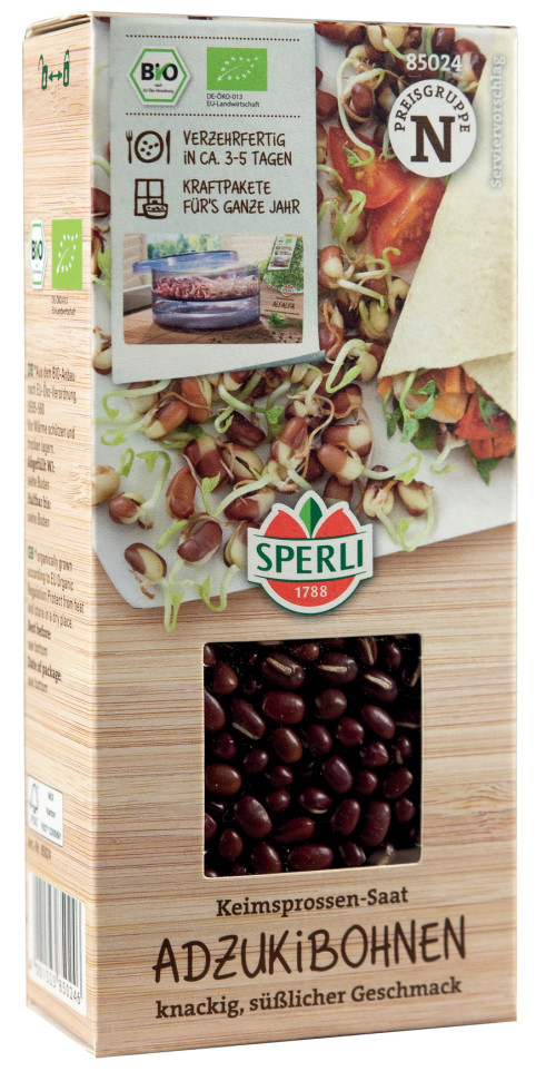 Sperli BIO Keimsprossen-Saat Adzukibohne