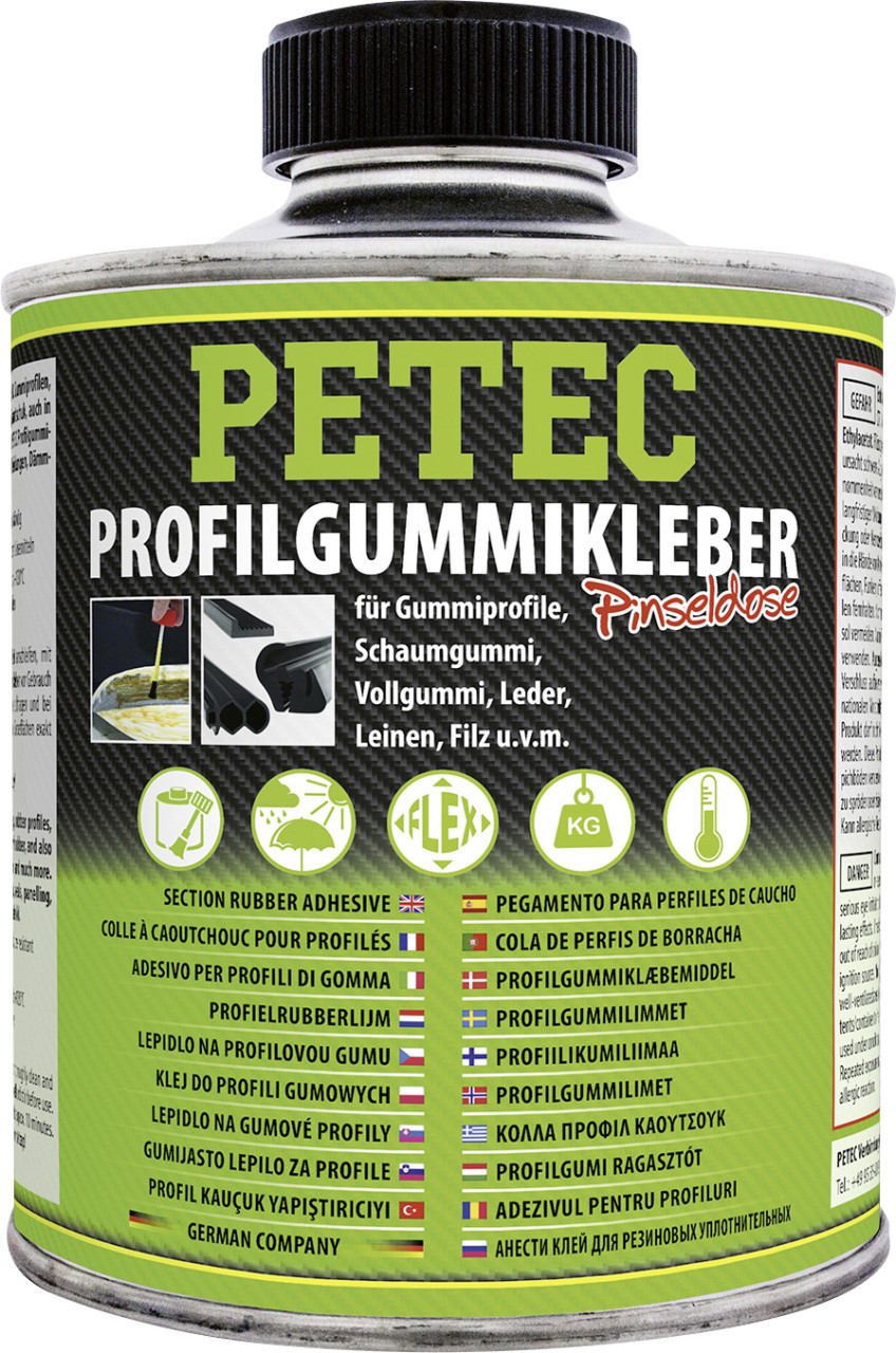 Petec Profilgummikleber Pinseldose 350 ml