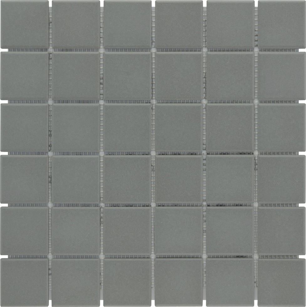 KNG Mosaikfliese rutschhemmend 29,7 x 29,7 cm grau unglasiert