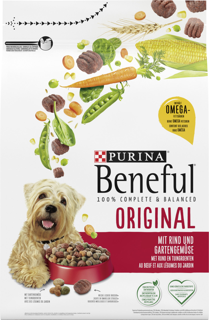 Purina Beneful Hundetrockenfutter Adult 2,8 kg Rind & Gemüse