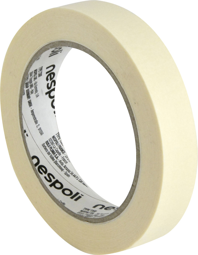 Nespoli Flachkreppband gelb 19 mm x 50 m