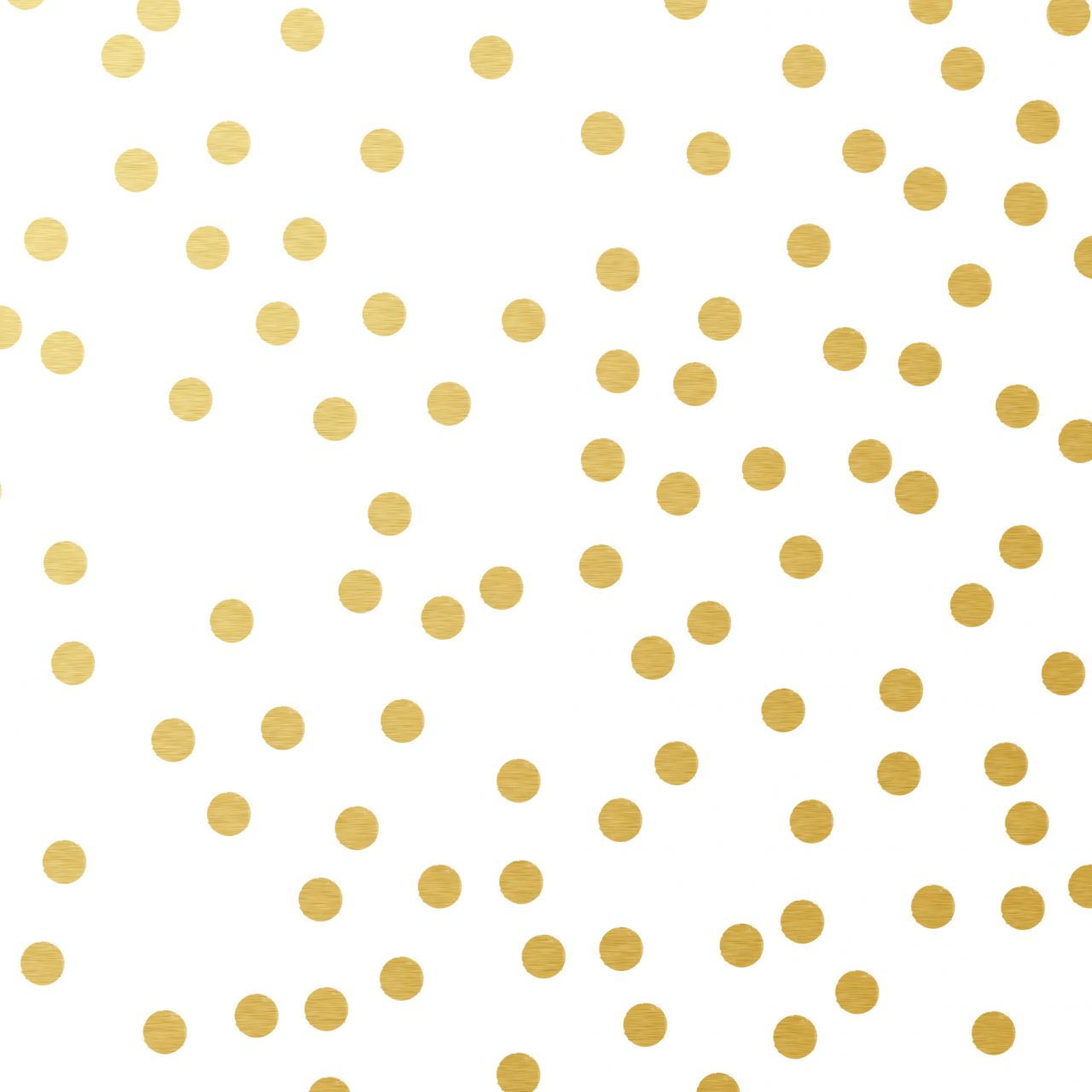 Braun & Company Servietten Motiv Golden Dots weiß 33 x 33 cm - 20er Pack