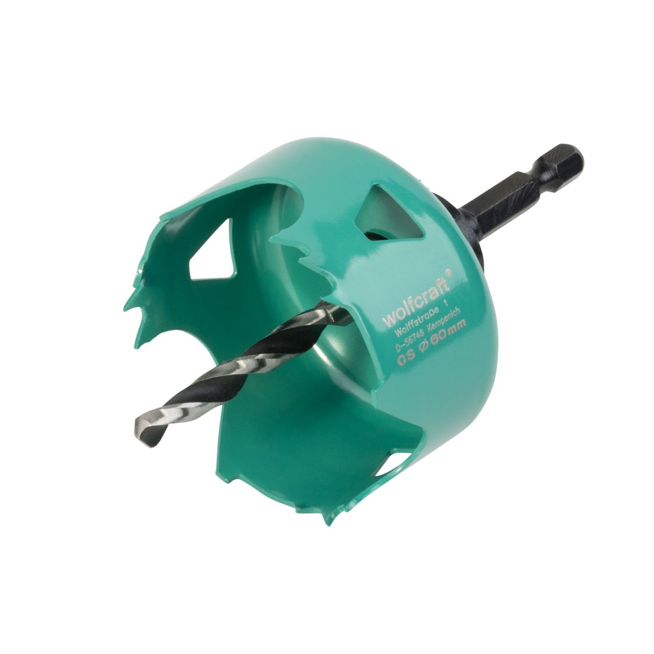 Wolfcraft Lochsäge 30 - 60 mm Carbonstahl